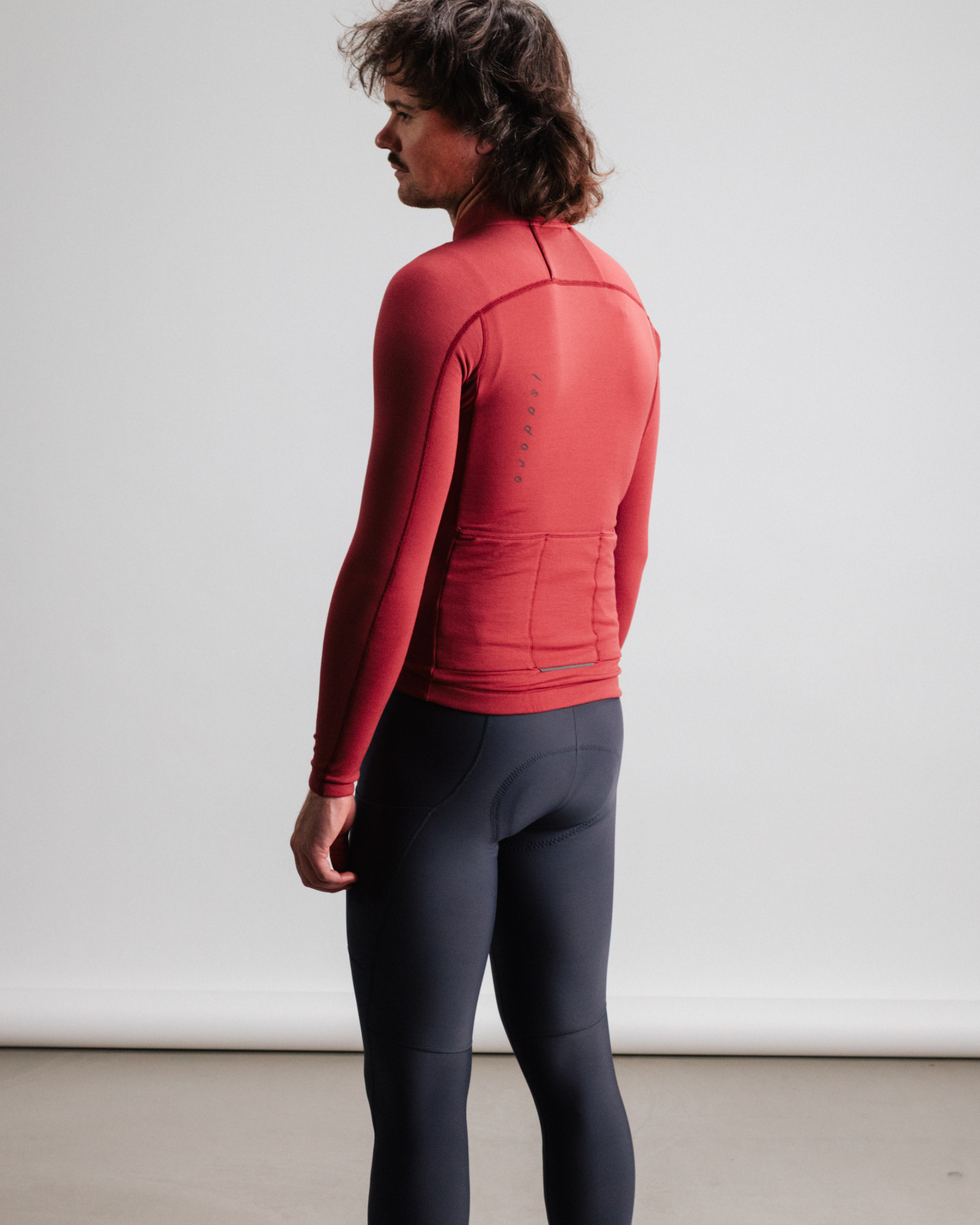 Signature Merino Tech Long Sleeve Jersey Burnt Russet