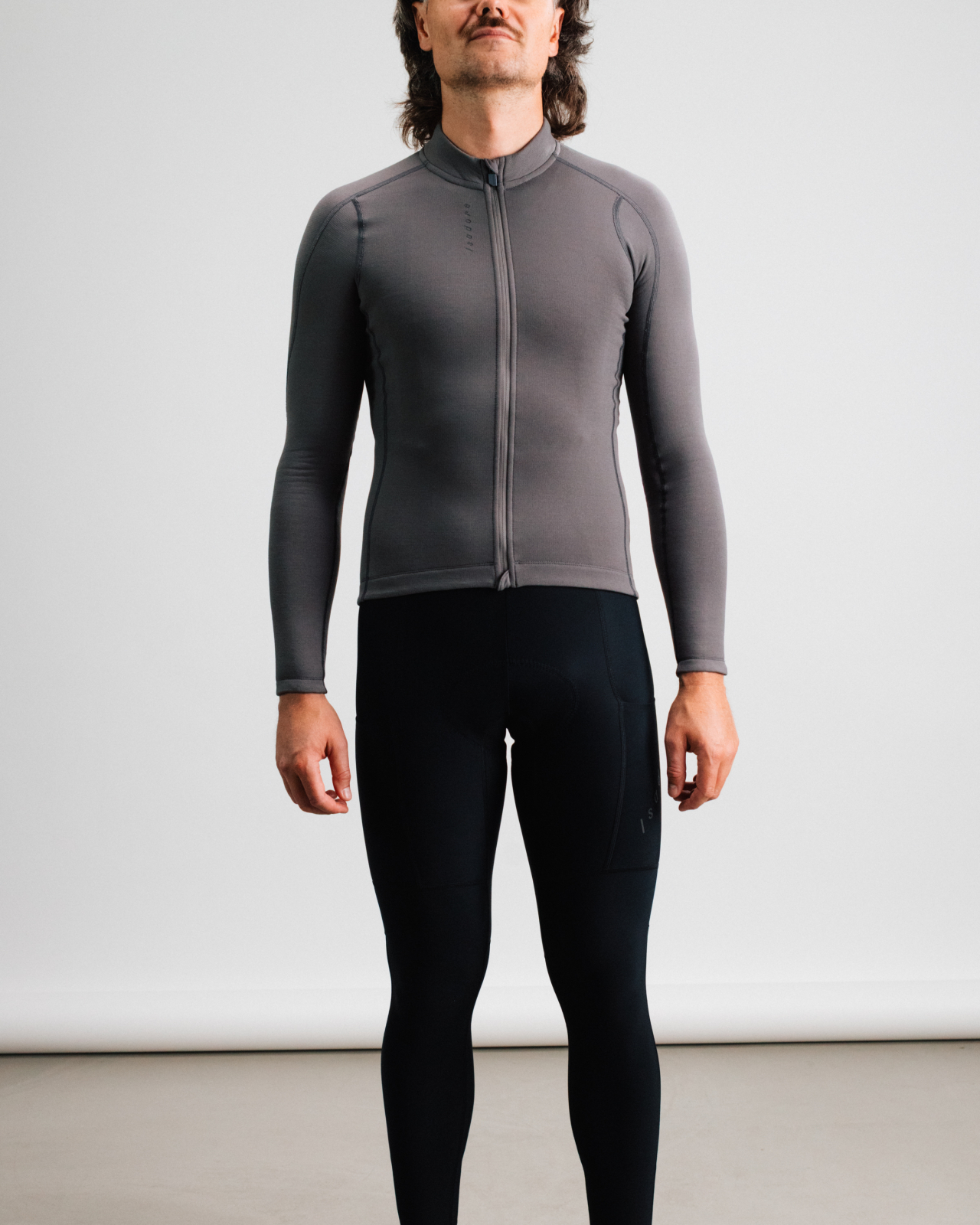 Signature Merino Tech Long Sleeve Jersey Dark Core
