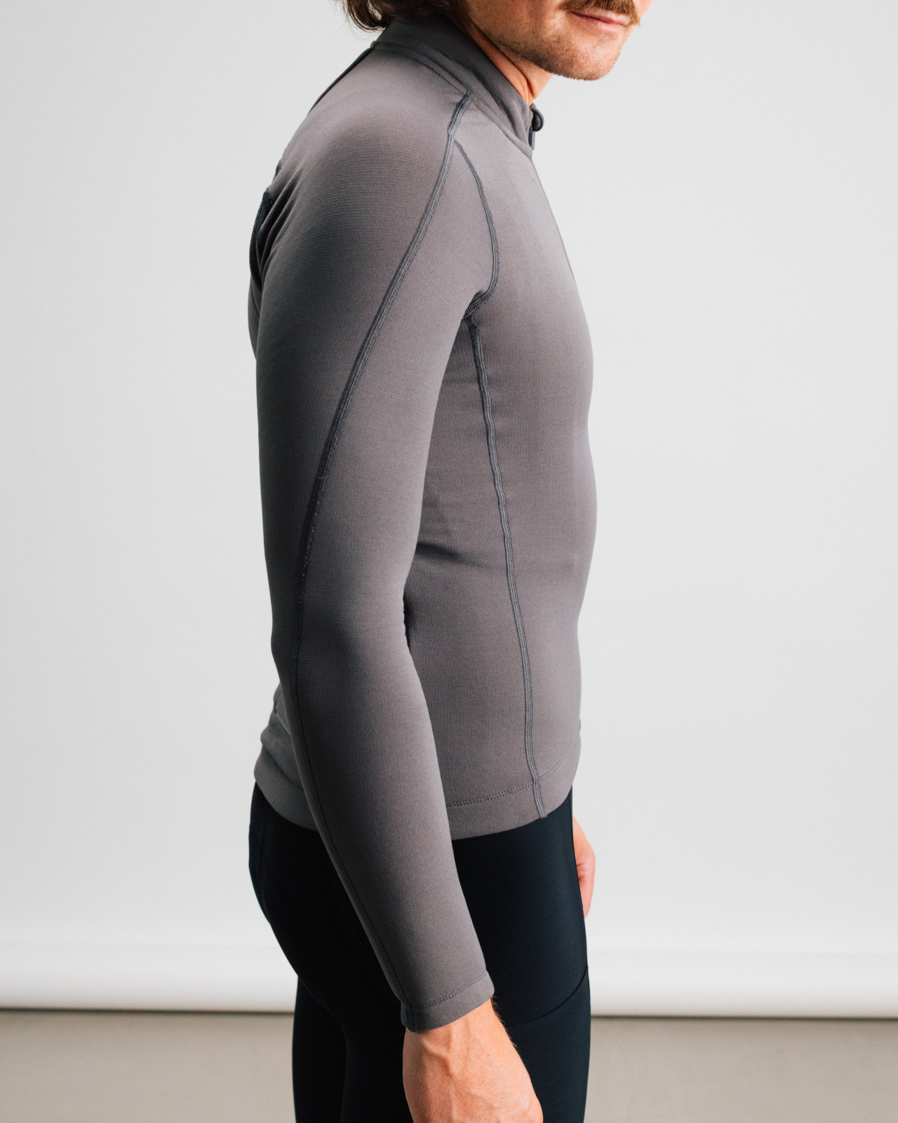 Signature Merino Tech Long Sleeve Jersey Dark Core