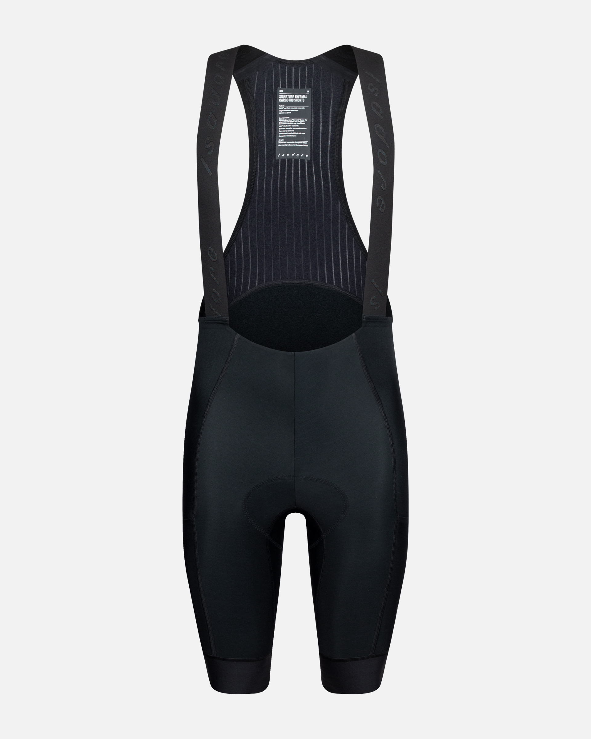 Signature Thermal Cargo Bib Shorts Black