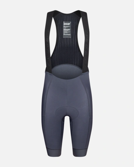 Signature Thermal Cargo Bib Shorts Obsidian