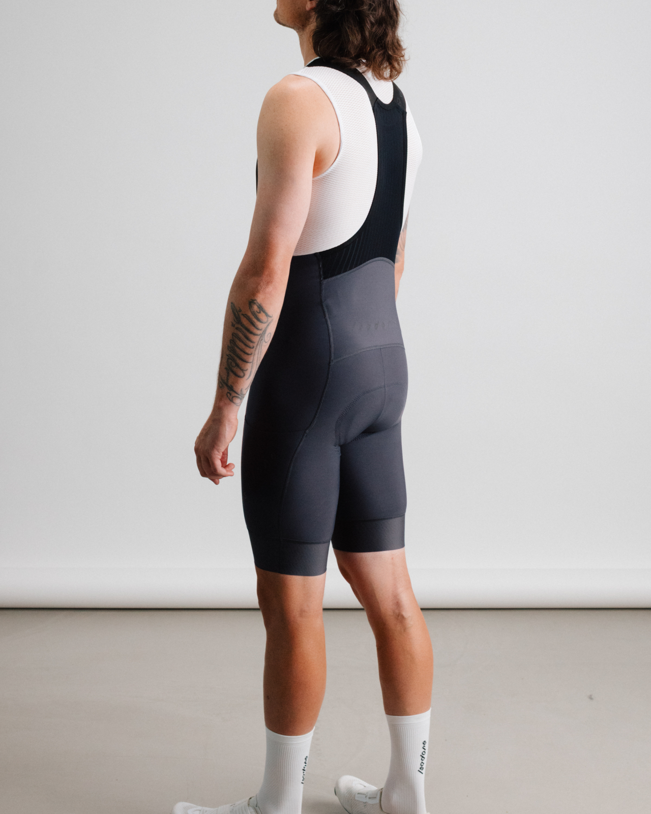 Signature Thermal Cargo Bib Shorts Obsidian