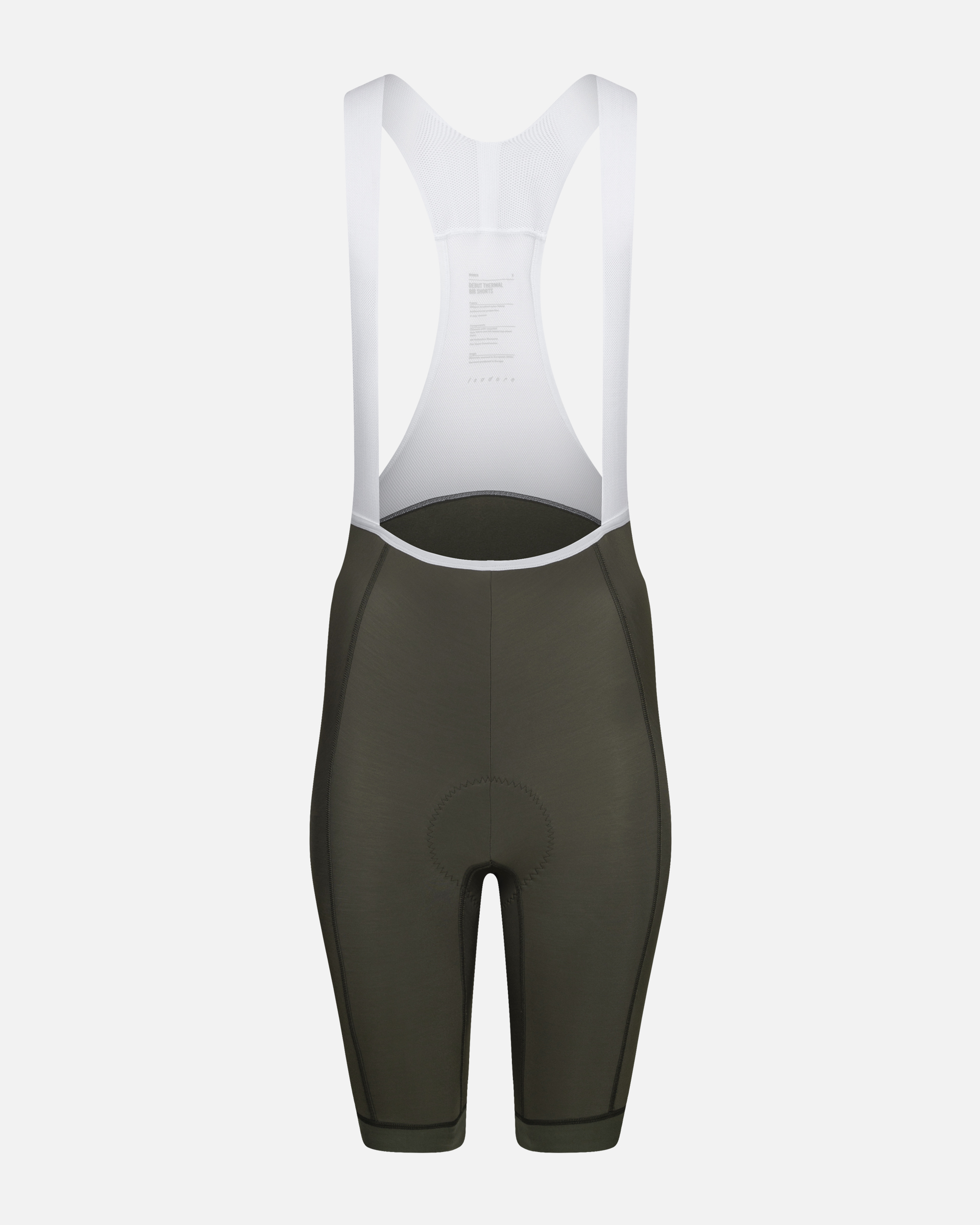 Women's Debut Thermal Bib Shorts Olive Green