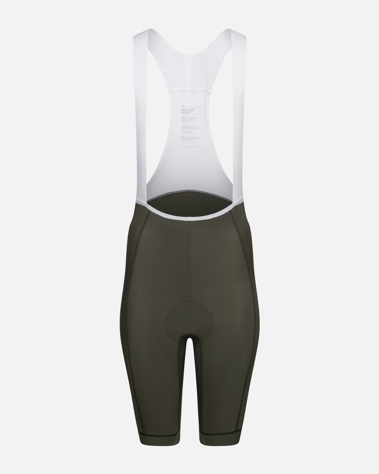 Women's Debut Thermal Bib Shorts Olive Green