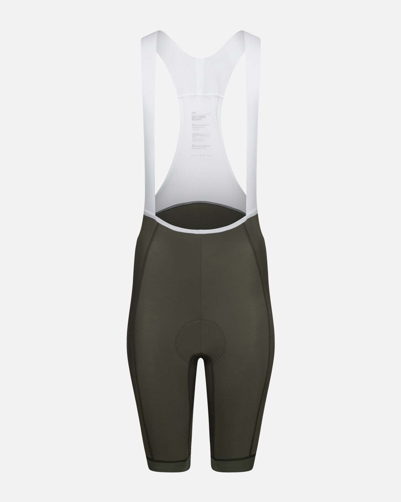Women's Debut Thermal Bib Shorts Olive Green