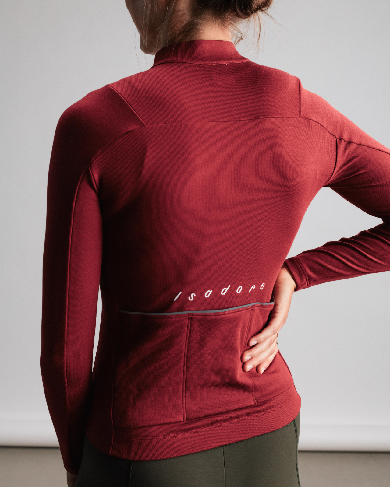 Women's Debut Merino Long Sleeve Jersey Ruby Wine