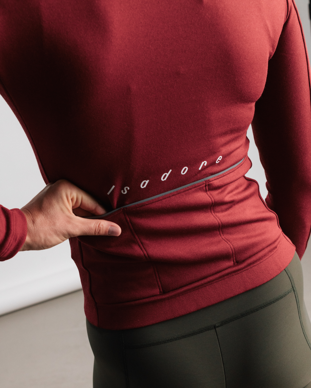 Women's Debut Merino Long Sleeve Jersey Ruby Wine