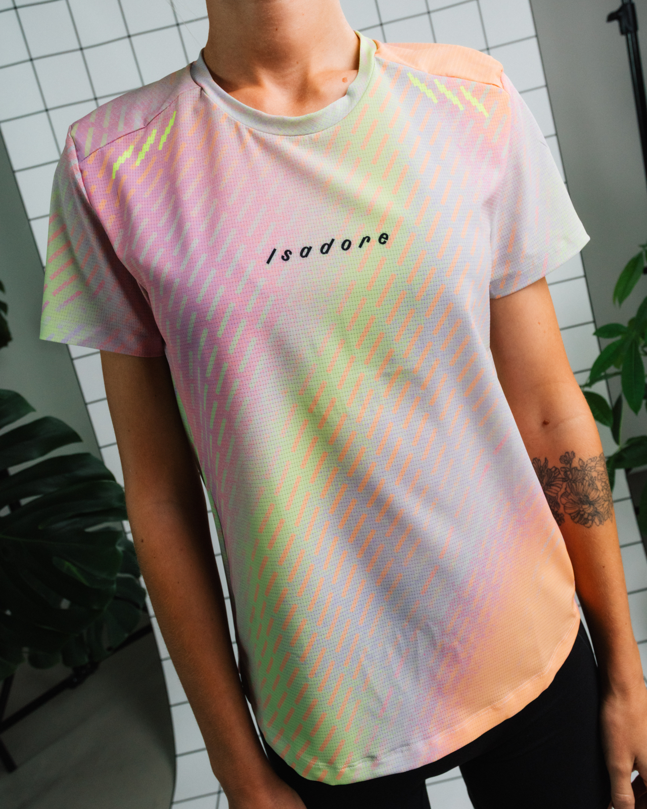 Women's Run T-shirt Sunset