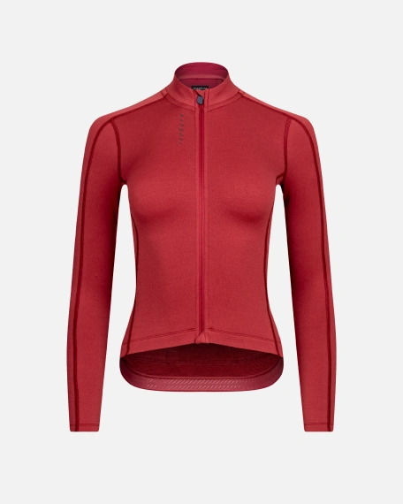 Women's Signature Merino Tech Long Sleeve Jersey Burnt Russet