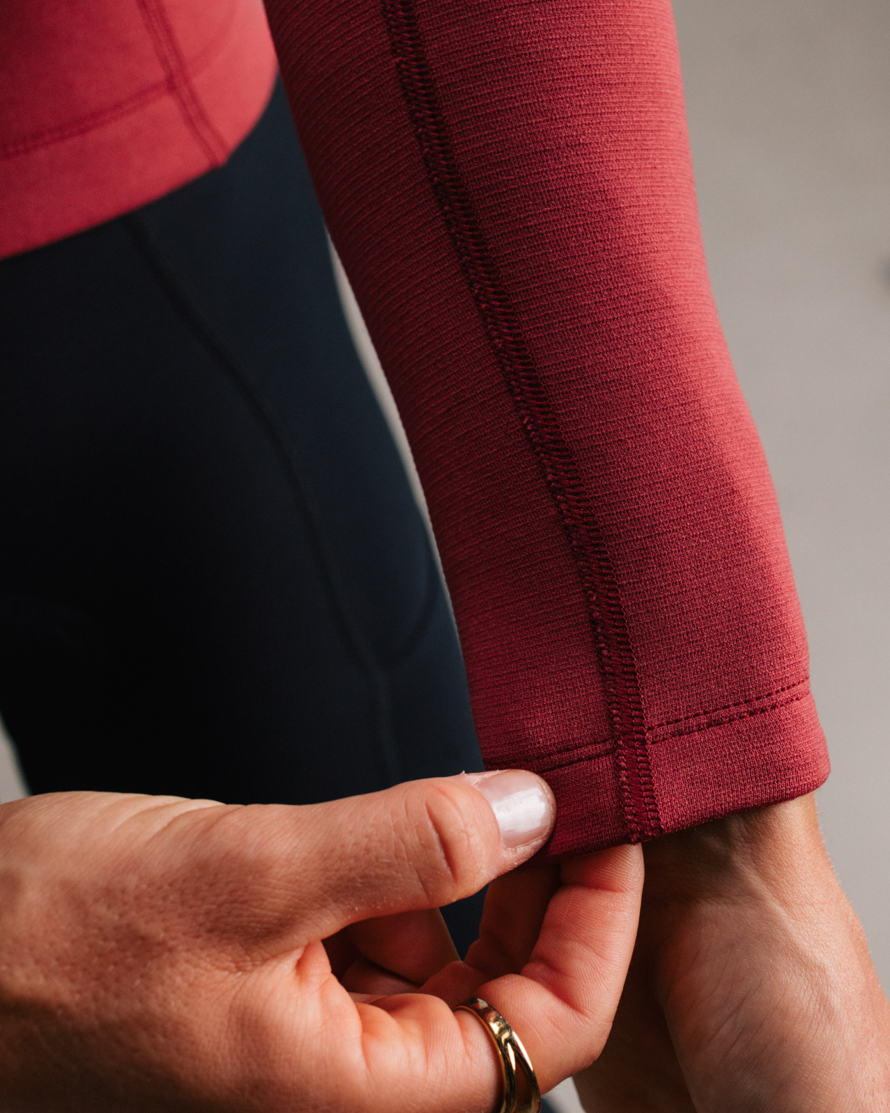 Women's Signature Merino Tech Long Sleeve Jersey Burnt Russet