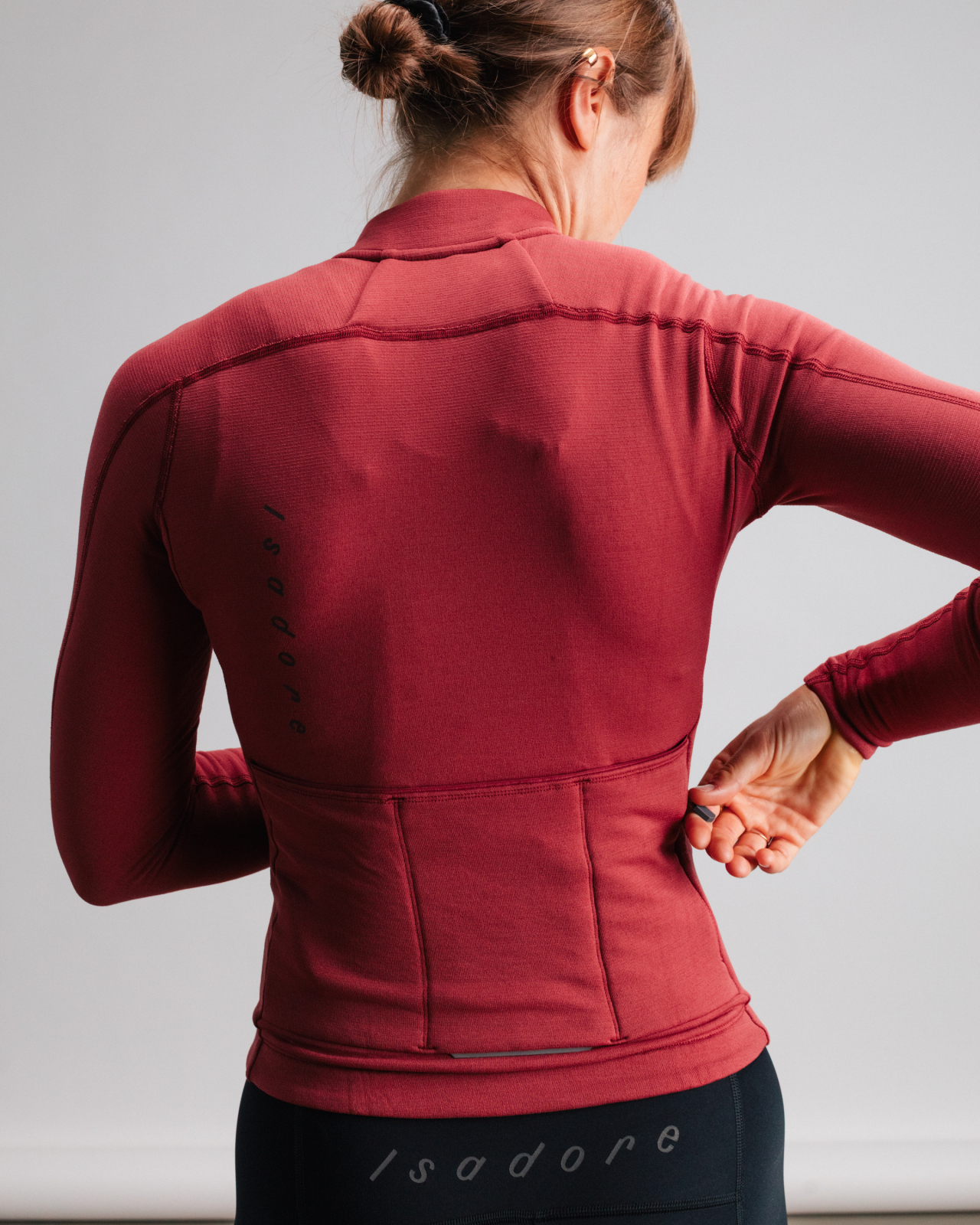 Women's Signature Merino Tech Long Sleeve Jersey Burnt Russet