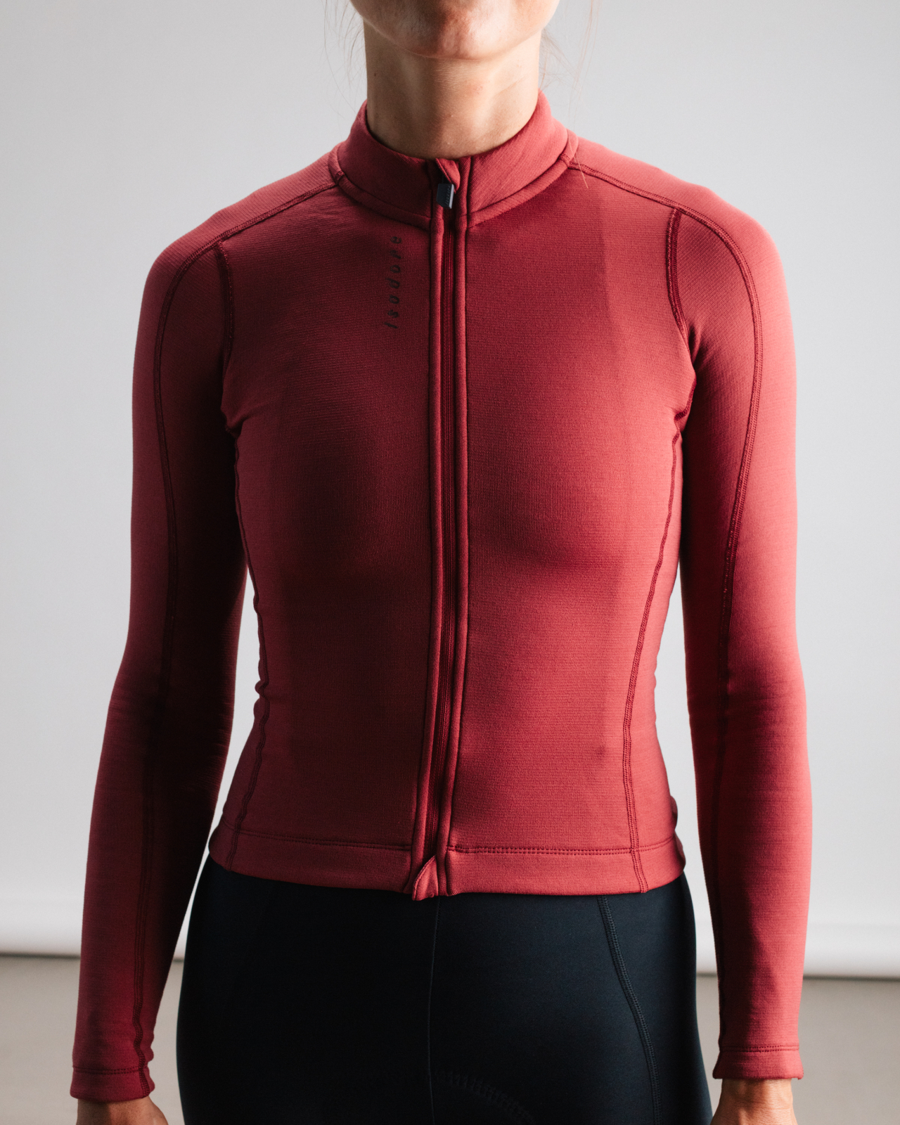Women's Signature Merino Tech Long Sleeve Jersey Burnt Russet
