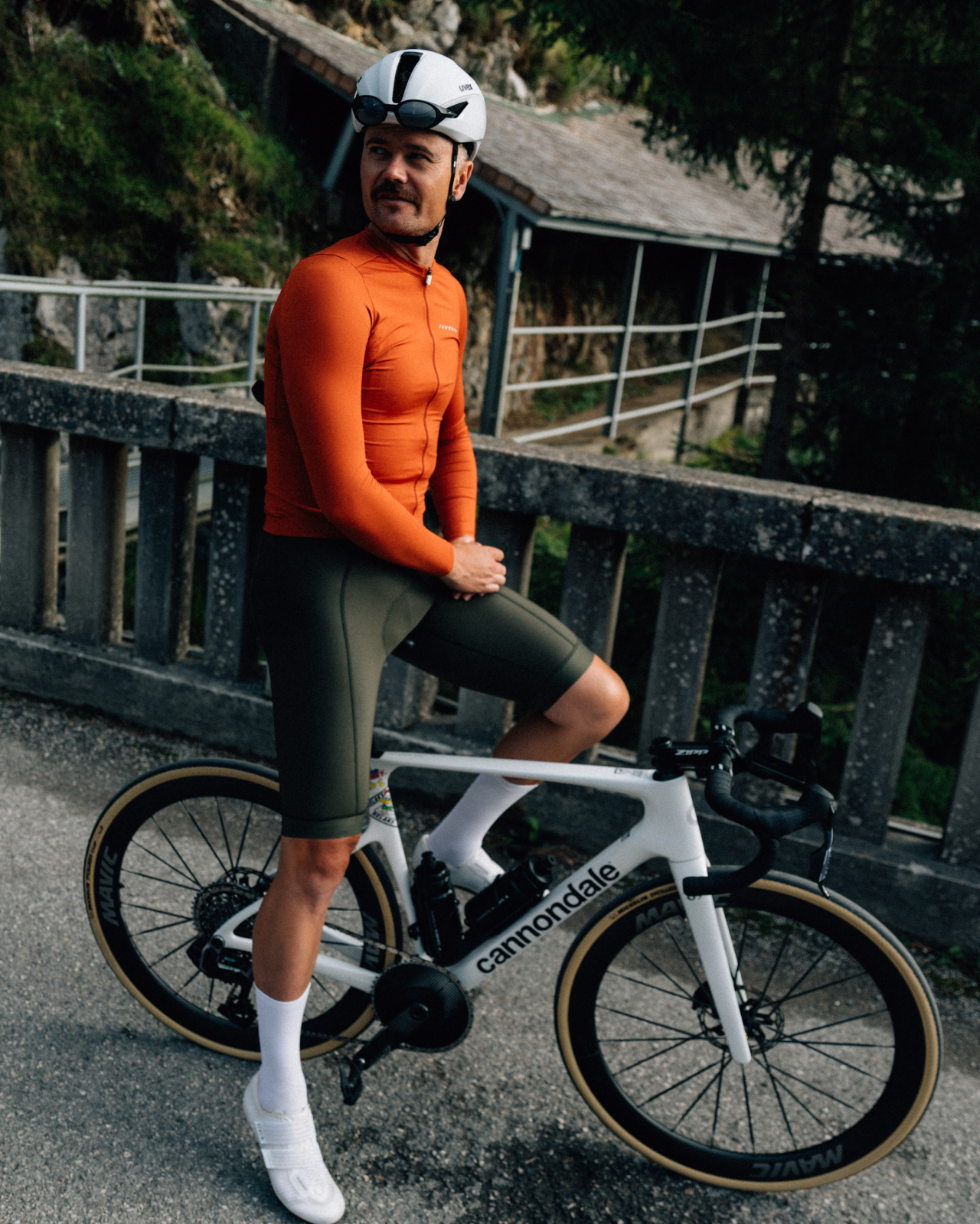 Debut Thermal Bib Shorts Olive Green