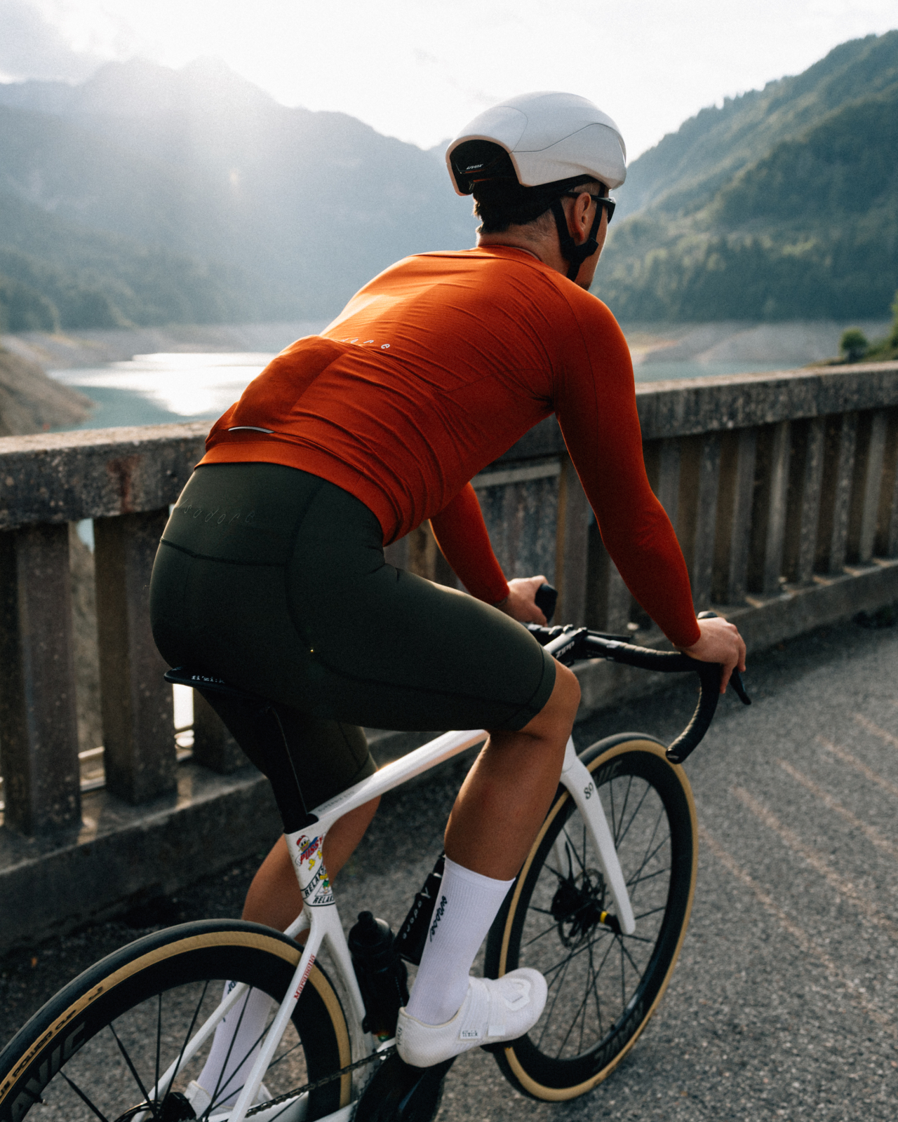 Debut Thermal Bib Shorts Olive Green
