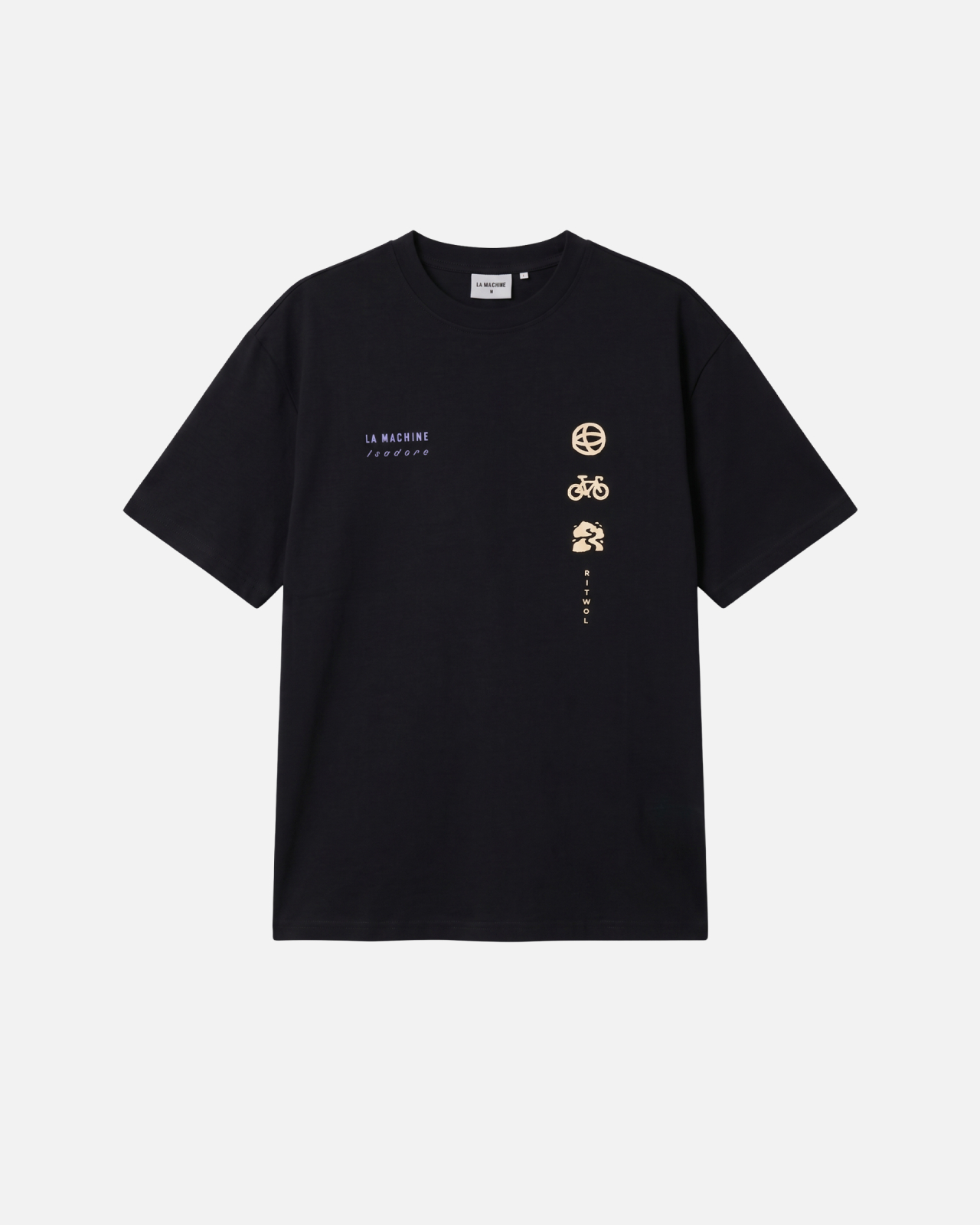 Isadore x La Machine Heavy Cotton T-shirt Black