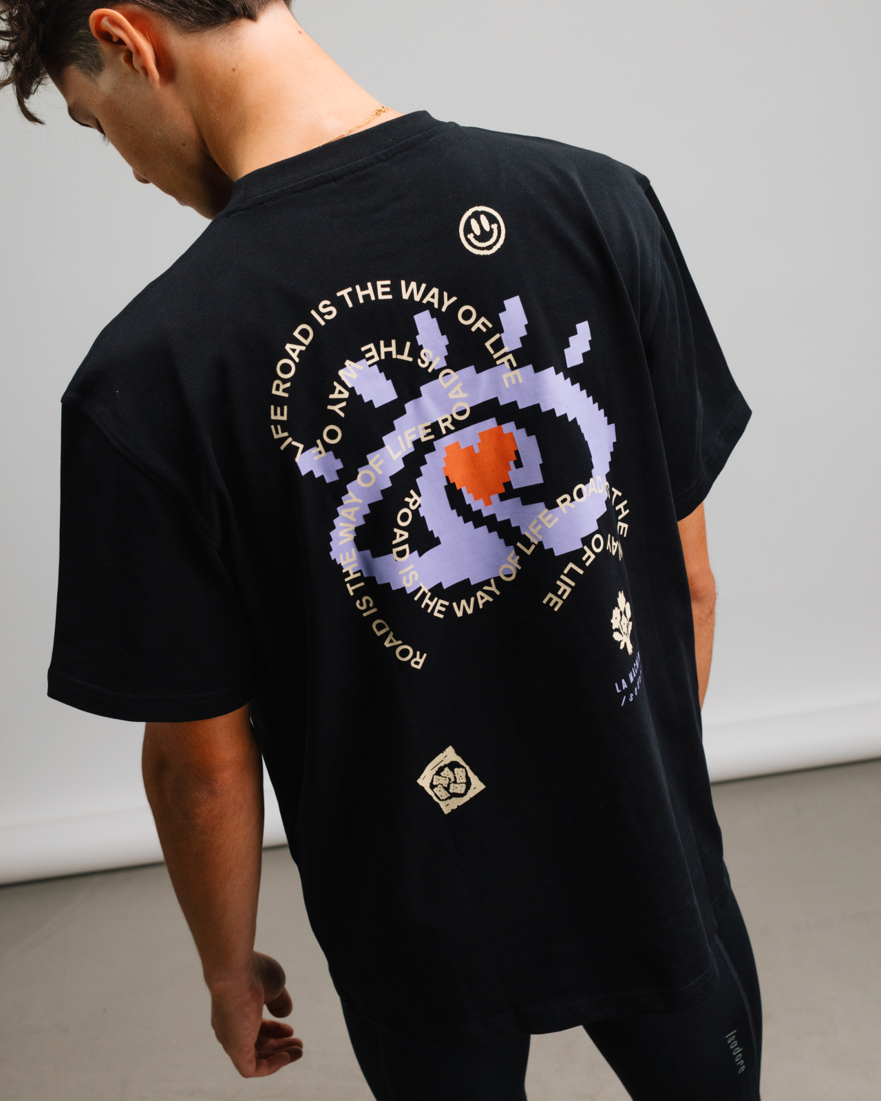 Isadore x La Machine Heavy Cotton T-shirt Black