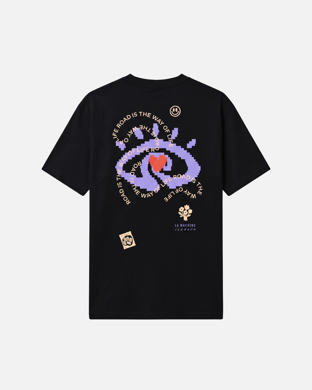 Isadore x La Machine Heavy Cotton T-shirt Black