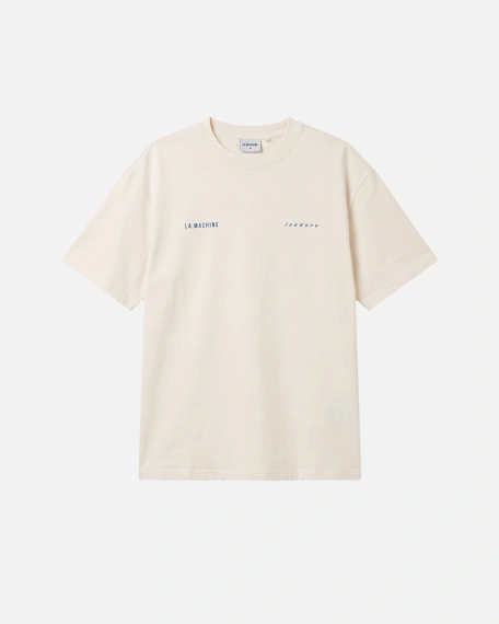 Isadore x La Machine Heavy Cotton T-shirt Cream