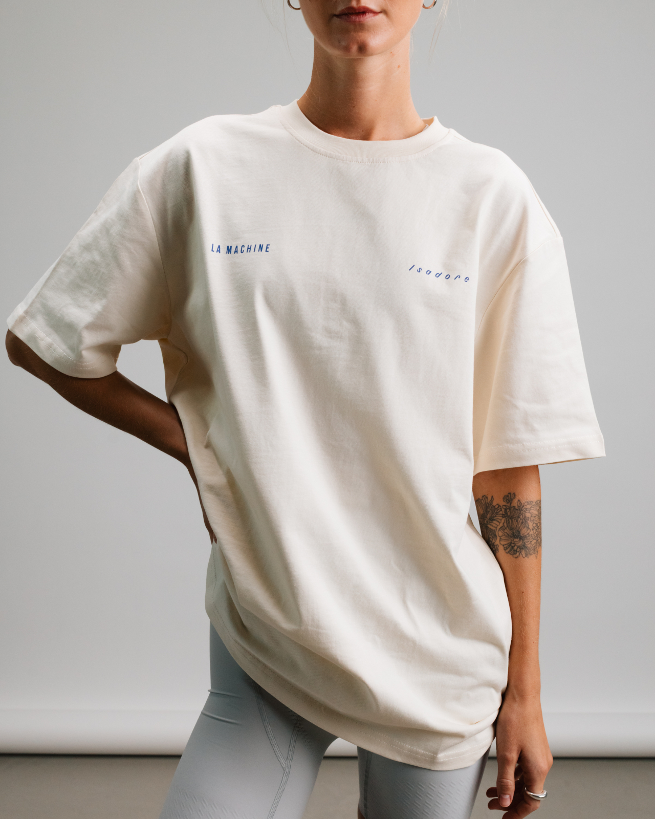 Isadore x La Machine Heavy Cotton T-shirt Cream