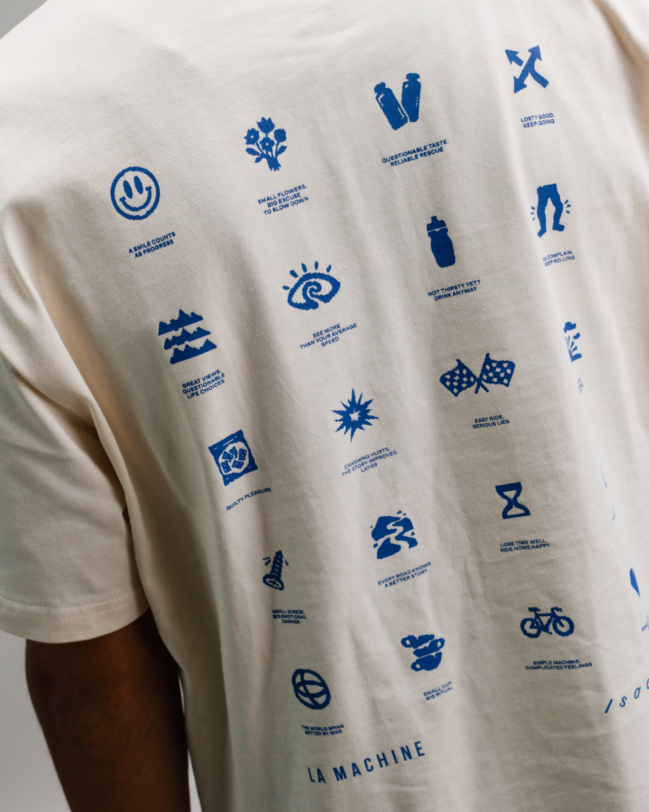 Isadore x La Machine Heavy Cotton T-shirt Cream