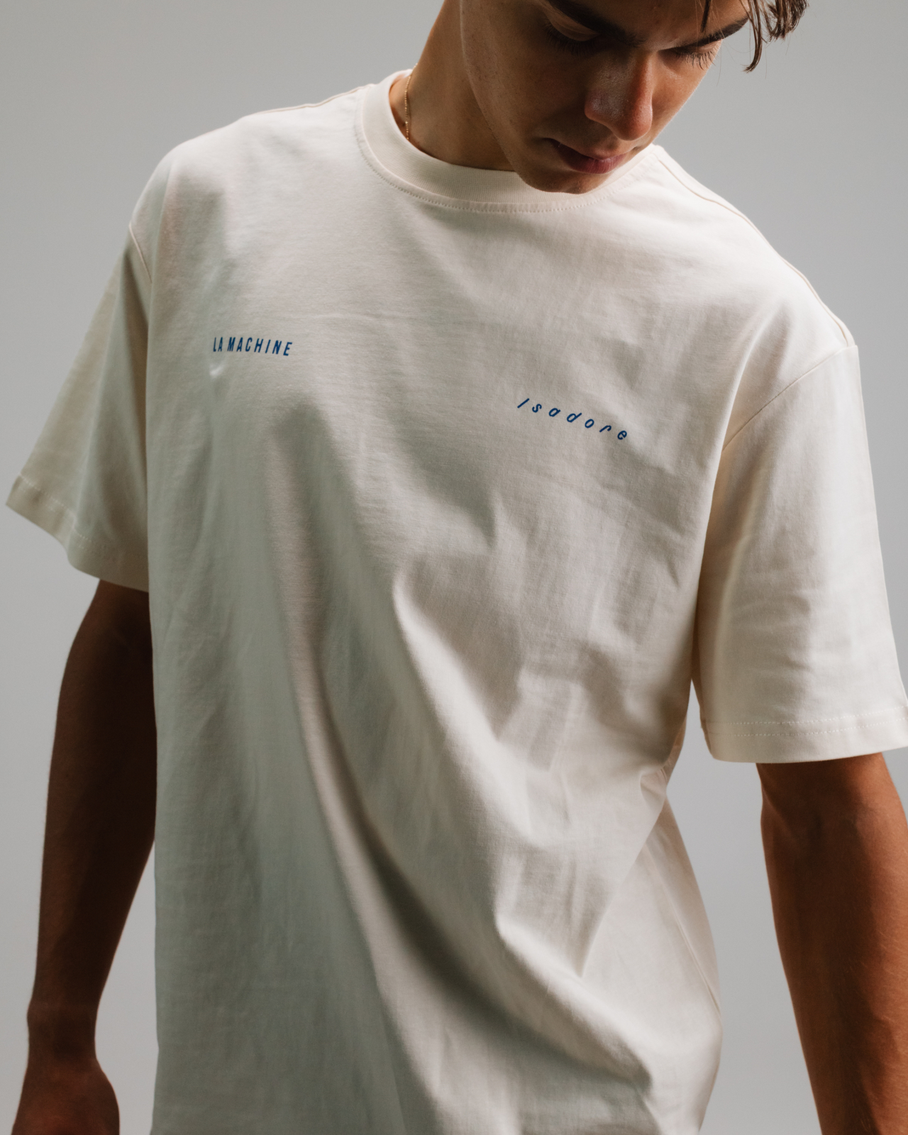 Isadore x La Machine Heavy Cotton T-shirt Cream