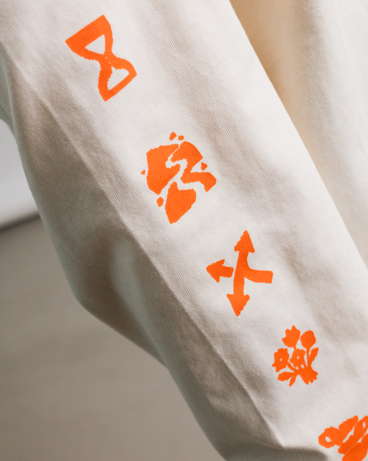 Isadore x La Machine Heavy Cotton LS T-shirt Cream