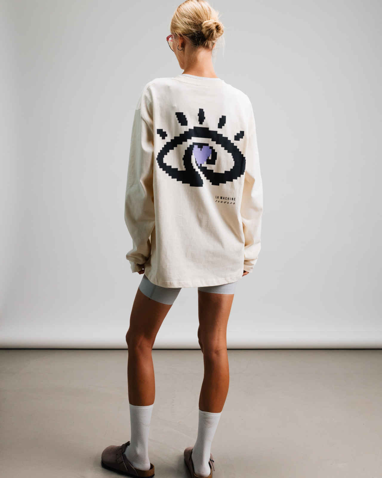 Isadore x La Machine Heavy Cotton LS T-shirt Cream