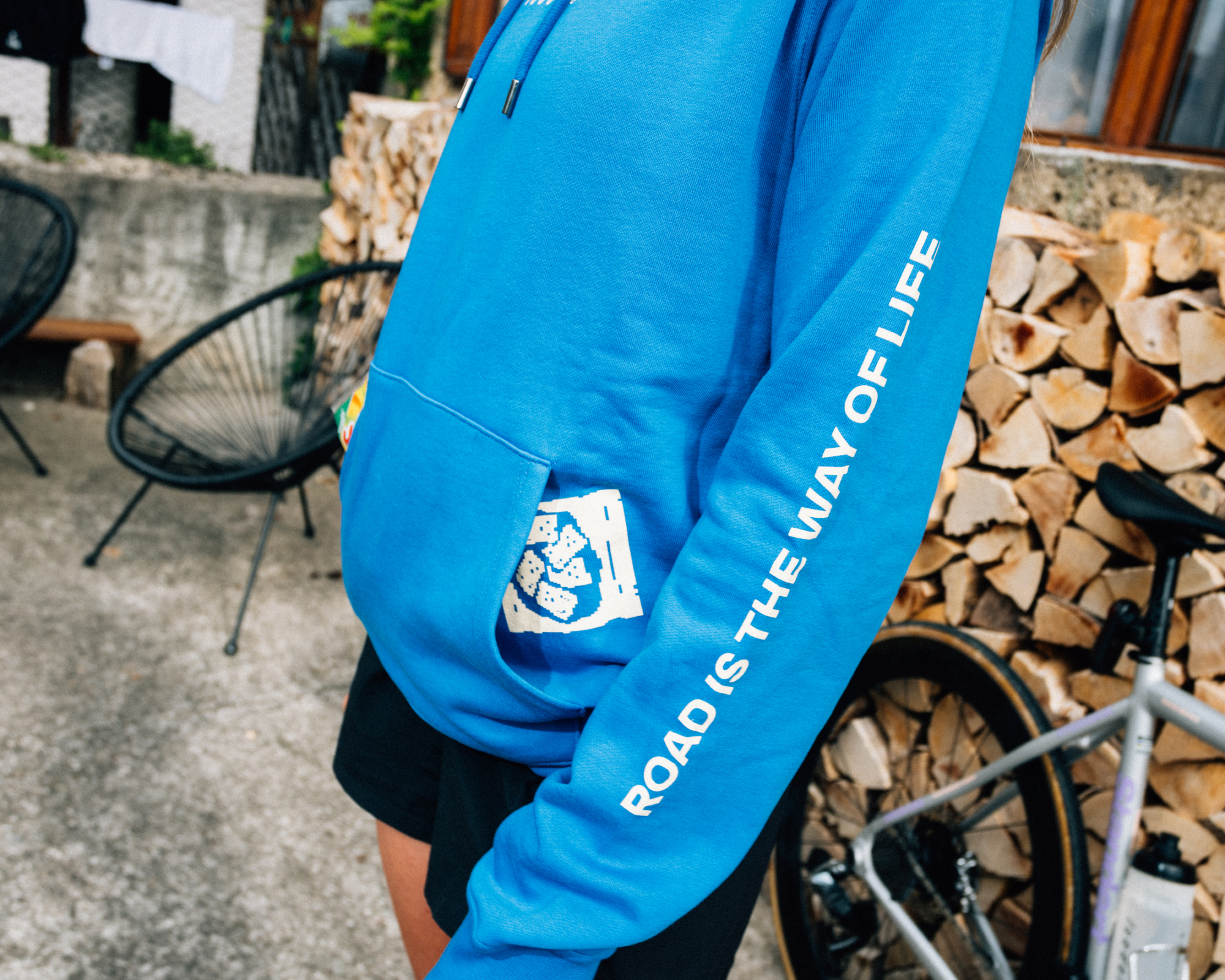Isadore x La Machine Heavy Cotton Hoodie Strong Blue