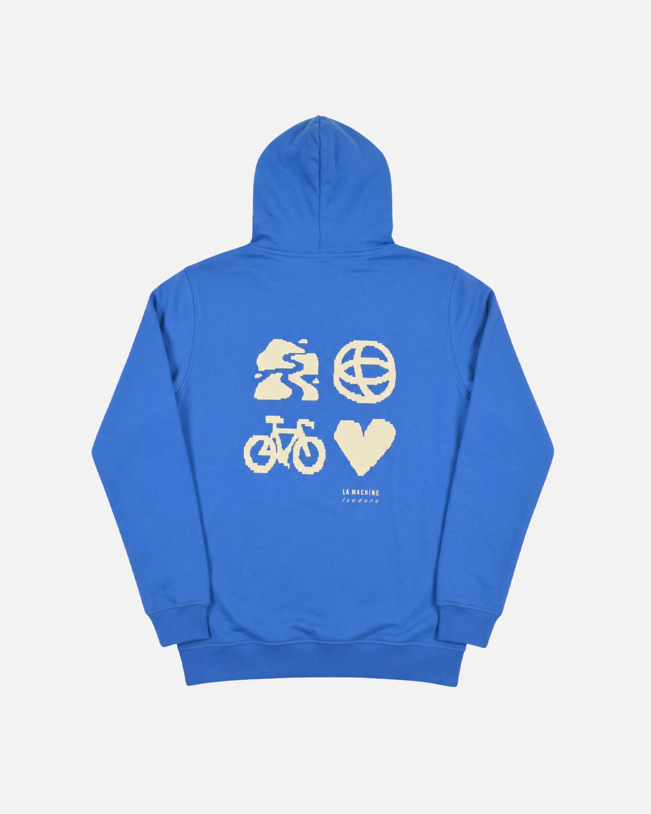 Isadore x La Machine Heavy Cotton Hoodie Strong Blue