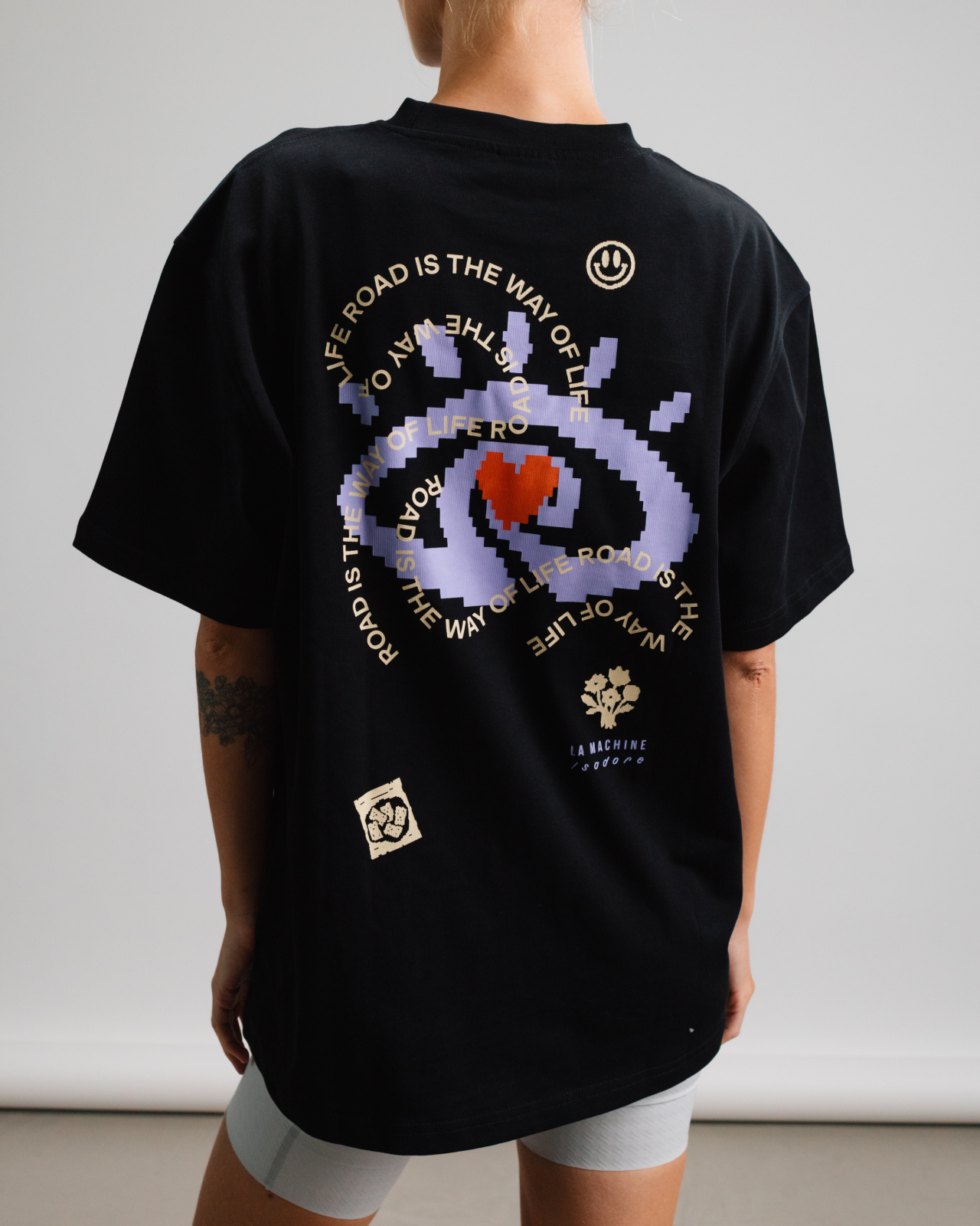 Isadore x La Machine Heavy Cotton T-shirt Black