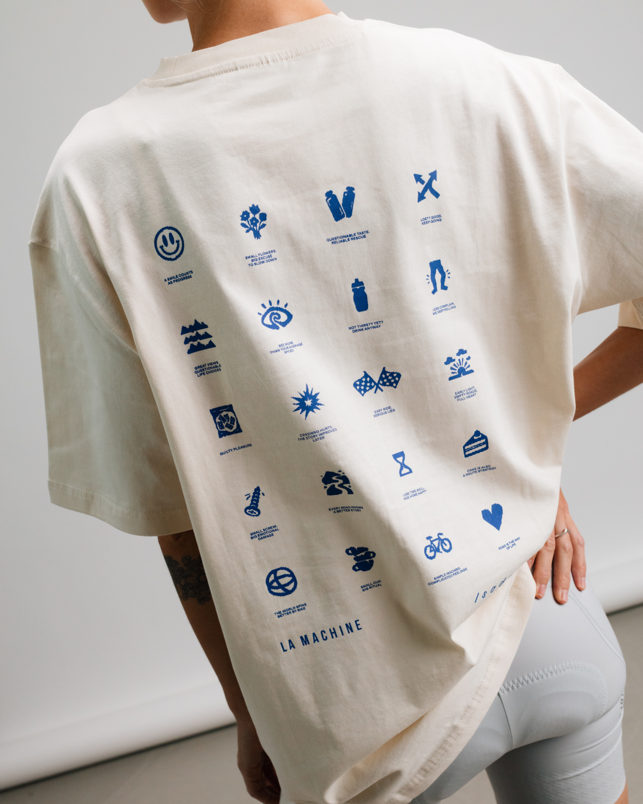 Isadore x La Machine Heavy Cotton T-shirt Cream