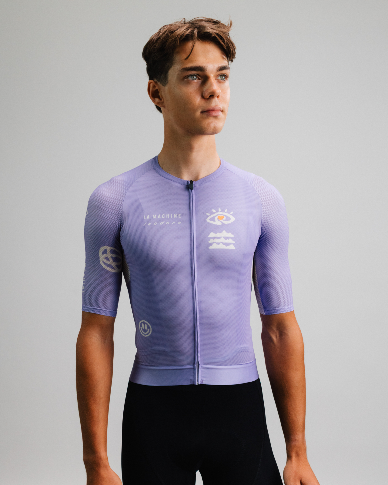 Isadore x La Machine Jersey Violet Tulip