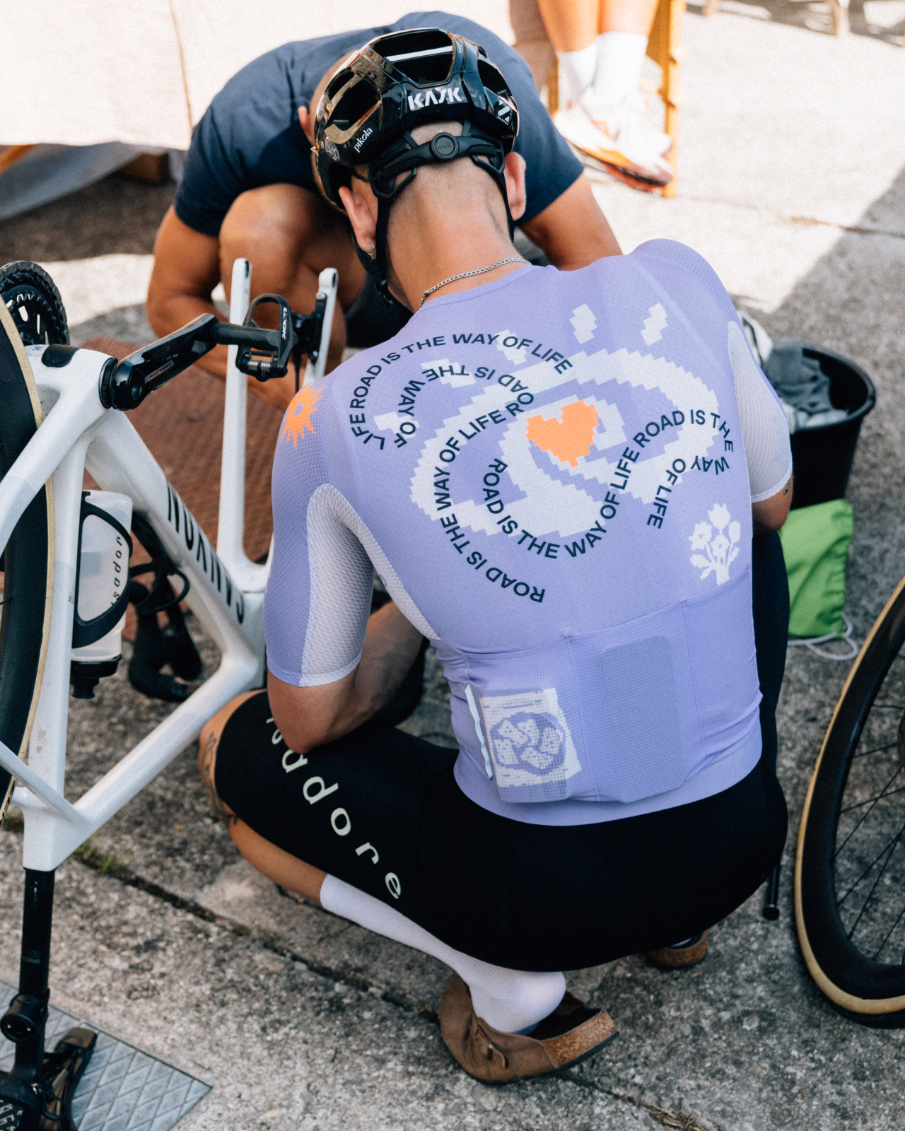 Isadore x La Machine Jersey Violet Tulip