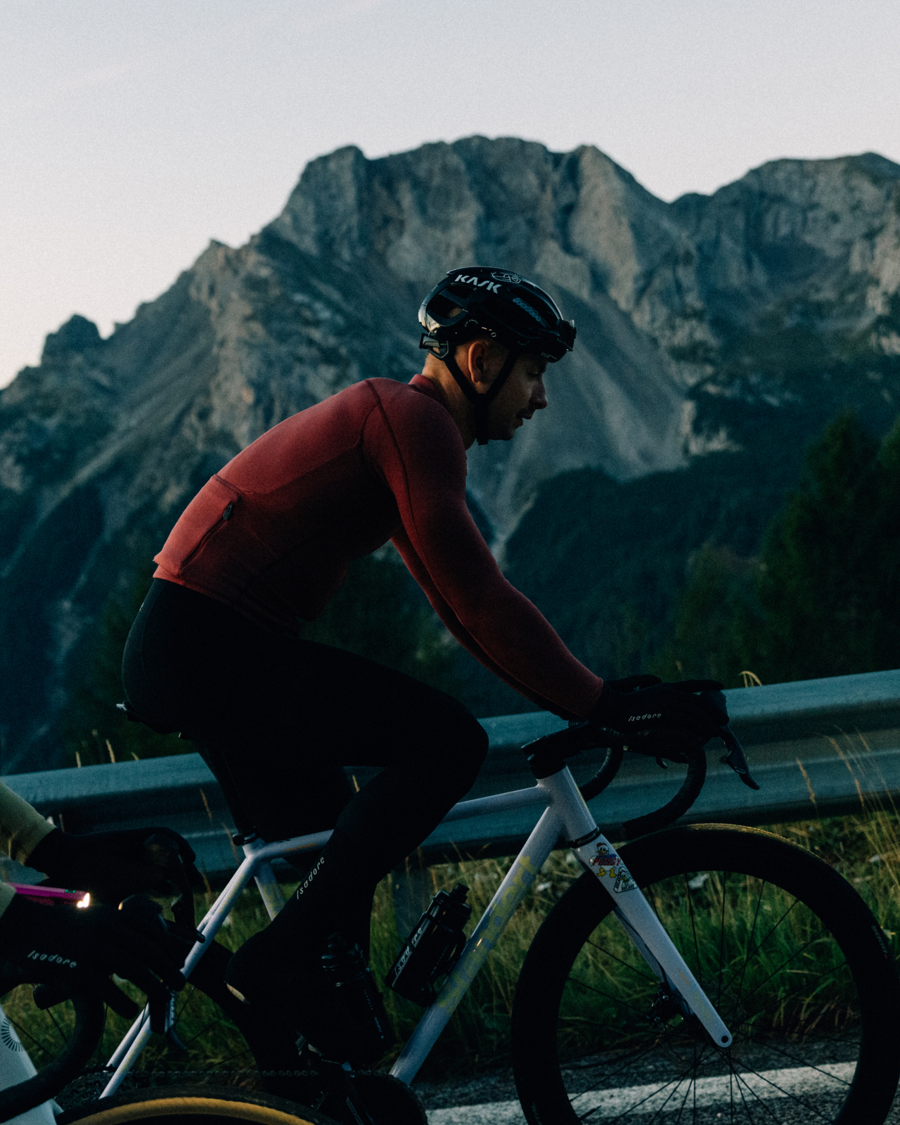 Signature Merino Tech Long Sleeve Jersey Burnt Russet