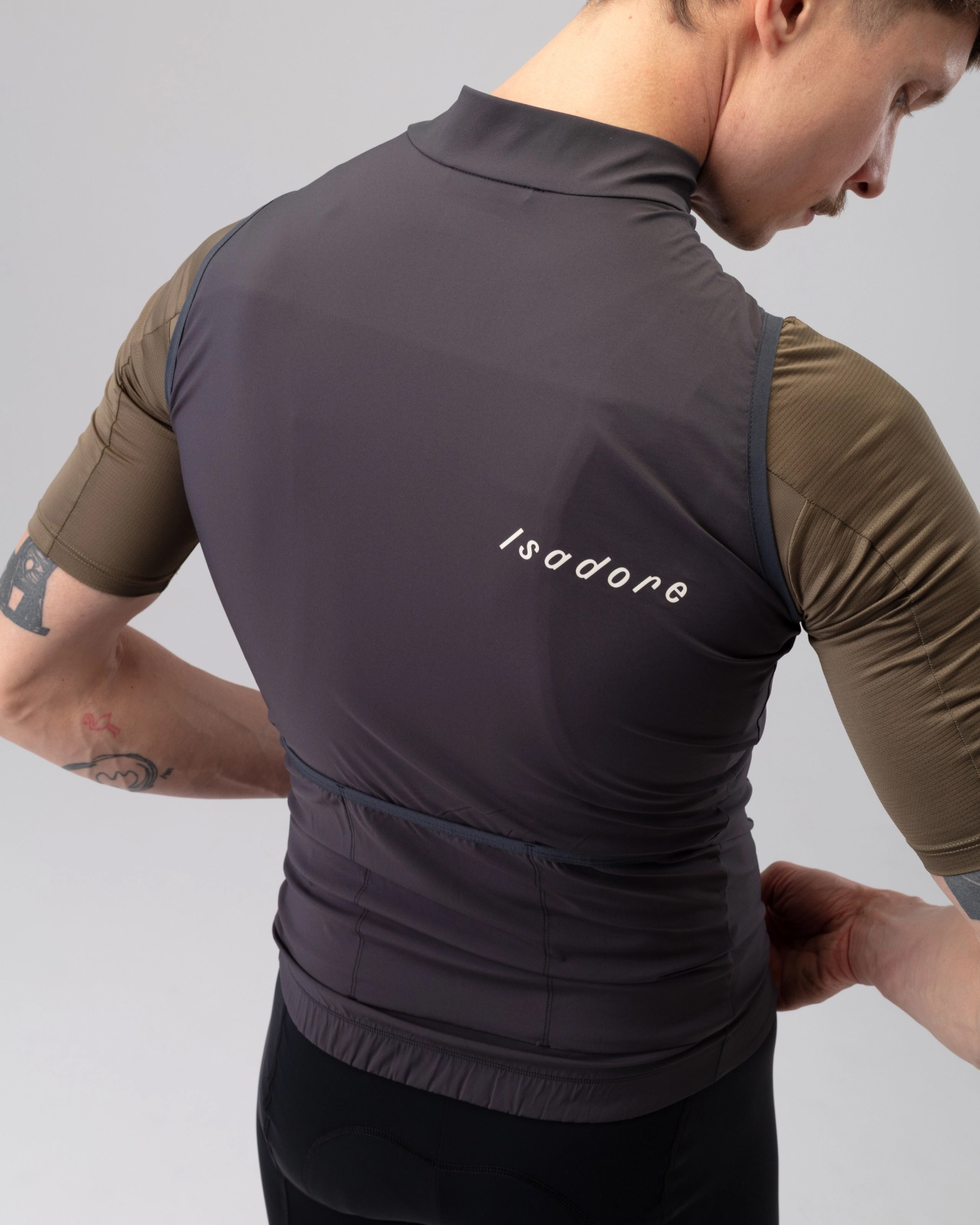 Wind Gilet Deep Night Grey