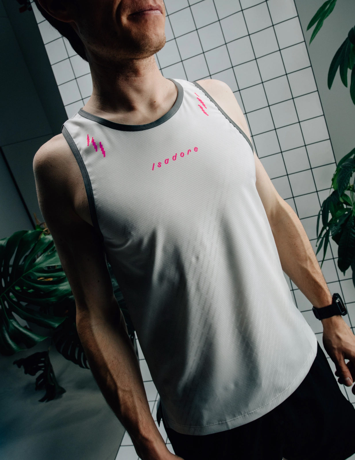 Run Tank Top Pink